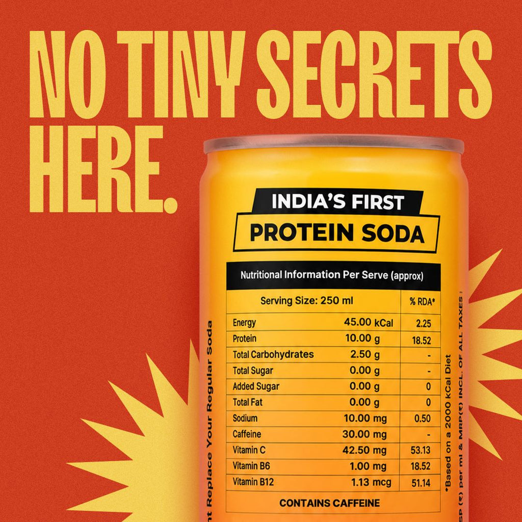 Tropical Punch – Clear Protein Soda