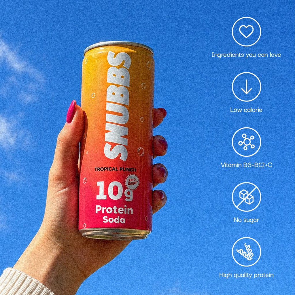 Tropical Punch – Clear Protein Soda