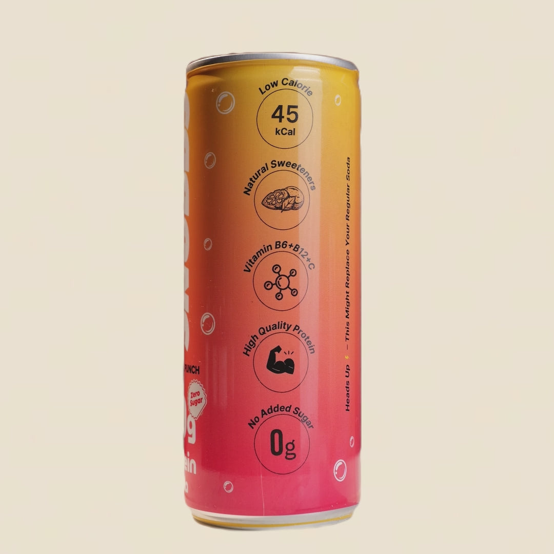 Tropical Punch – Clear Protein Soda
